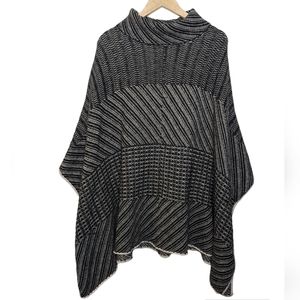 Lane Bryant Wool Blend Turtleneck Sweater Poncho